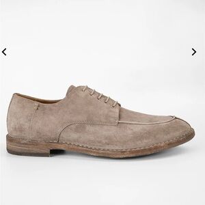 Untamed Street HAVEN sandstone suede apron derby shoes
